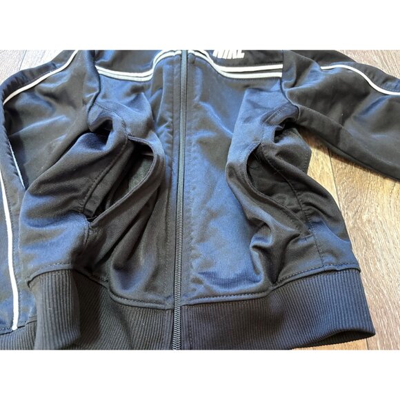 NIKE TODDLER BOYS BUNDLE 2 FULL ZIP JACKET HOODED SIZE 4 BLACK GRAY - Picture 8 of 9